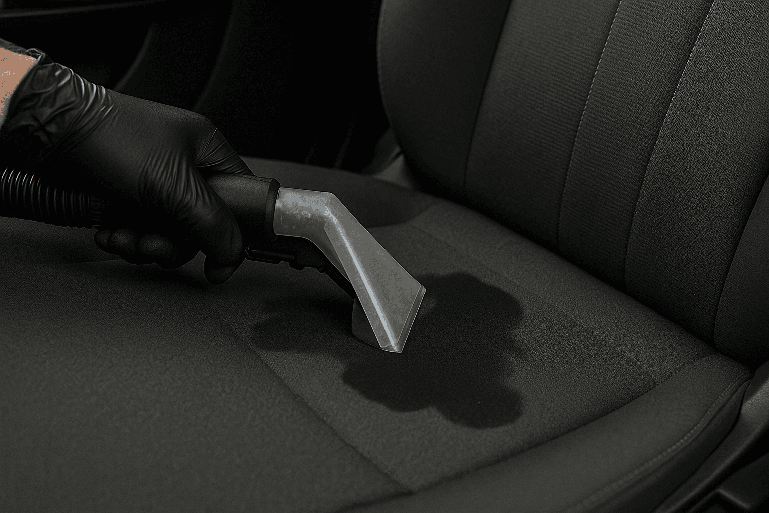 Interior detailing - vacuum cleaning