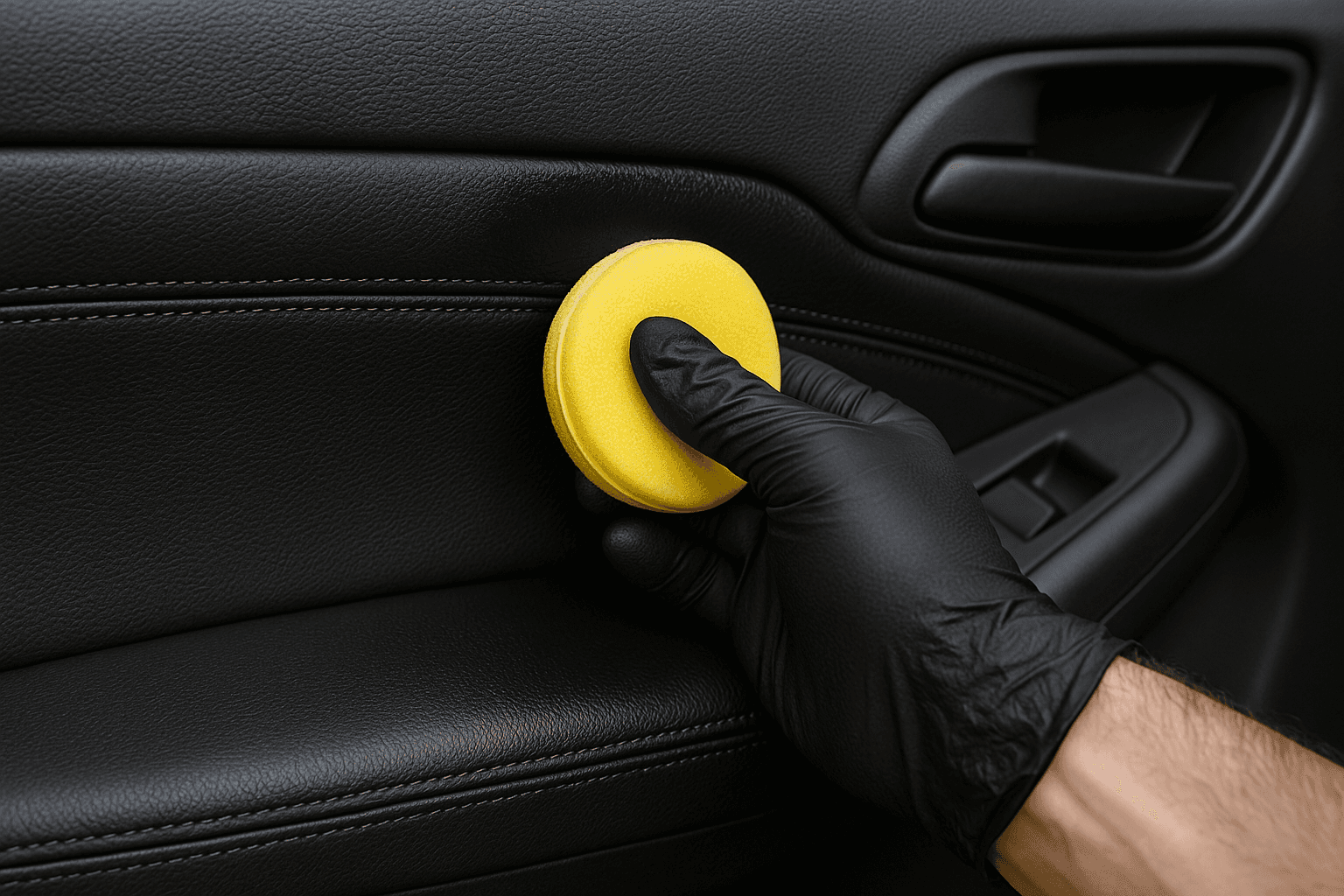 Interior detailing - floor mat cleaning